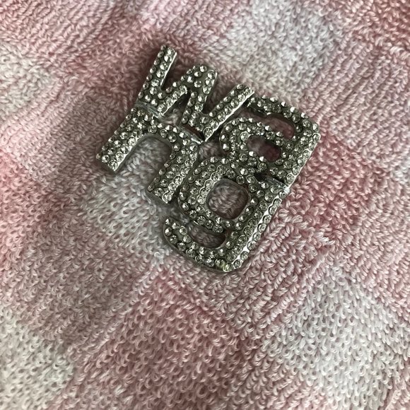 T By Alexander Wang Women's Pink Gingham-check Cropped Top - Picture 4 of 6